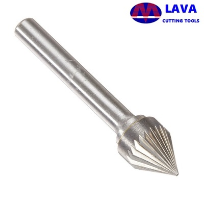Shape J Cone 60° Carbide Rotary Burrs